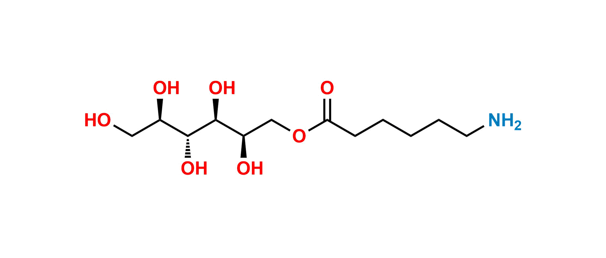 D-Altritol-1-(6-aminohexanoate) (Mixture of Isomers)